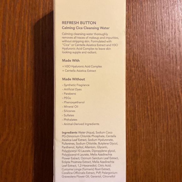 Nib Rael Beauty Refresh button cleansing water. Size 5.07 fl oz - Picture 4 of 6